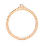  Fancy Intense Pink Marquise Diamond Solitaire Ring