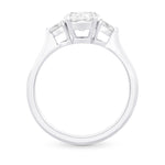 Colorless Round Brilliant 3 Stone Diamond Ring