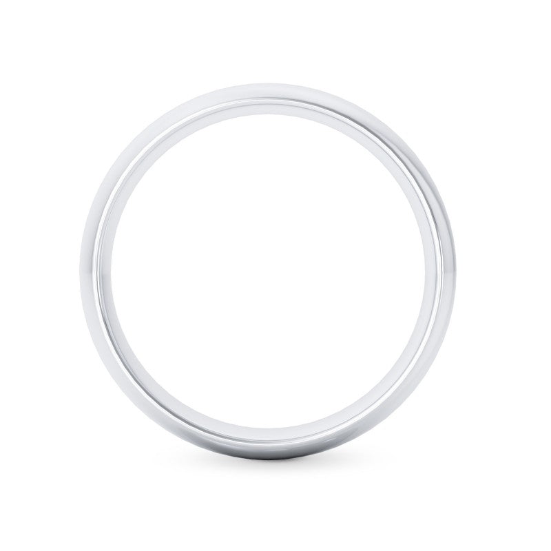 Comfort Fit Domed Wedding Band