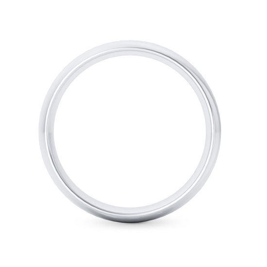 Comfort Fit Domed Wedding Band