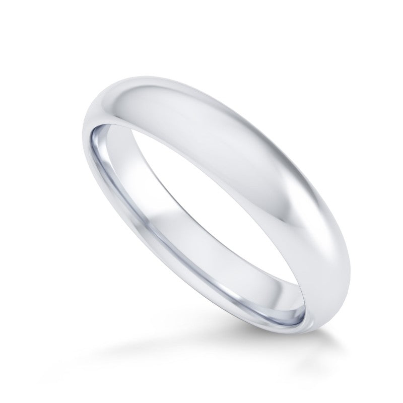 Comfort Fit Domed Wedding Band