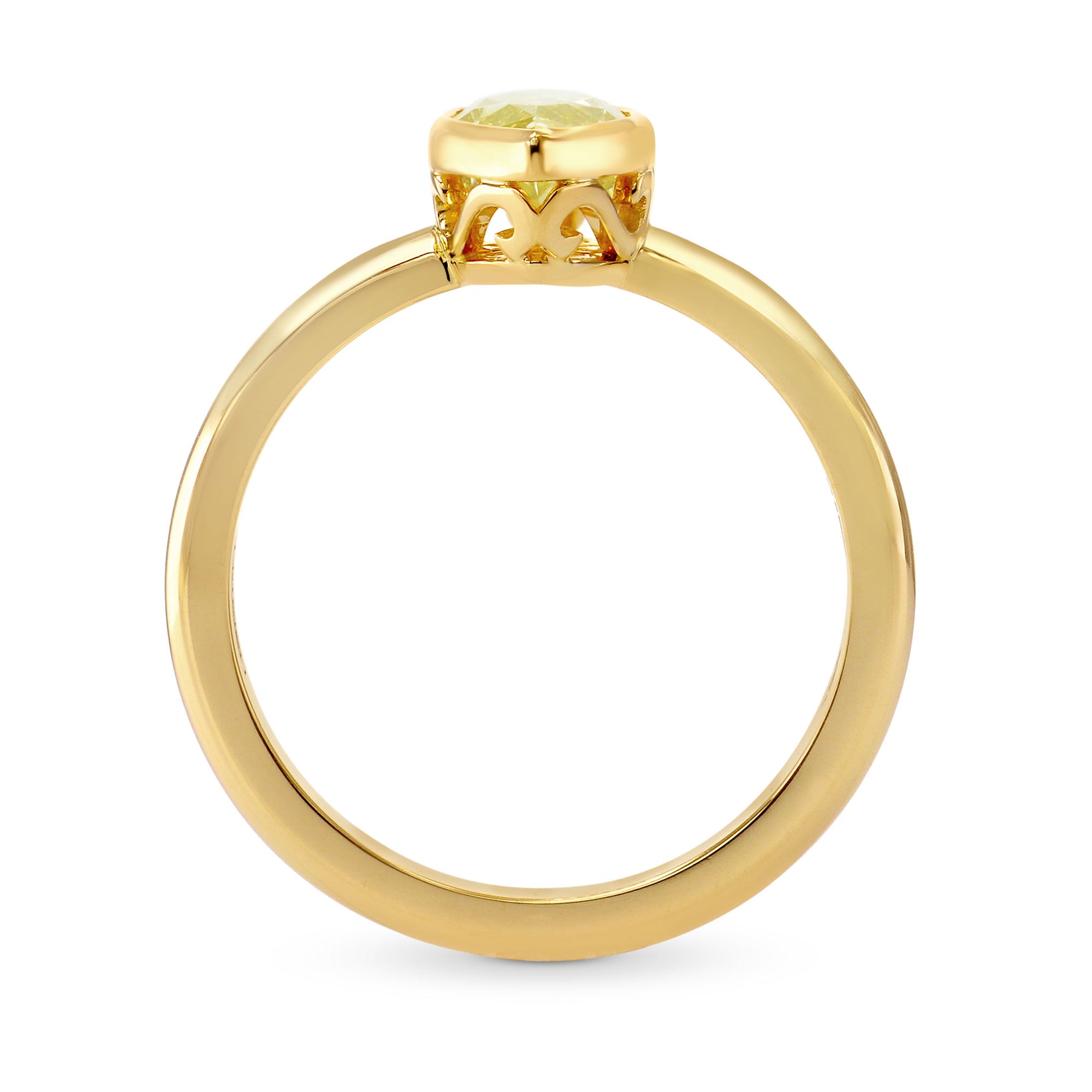 Bezel Solitaire Ring Setting - 2