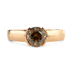 Half-Bezel Solitaire Ring Setting - 4