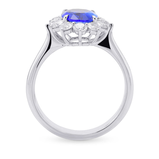 Diamond Prong Halo Ring Setting - 2
