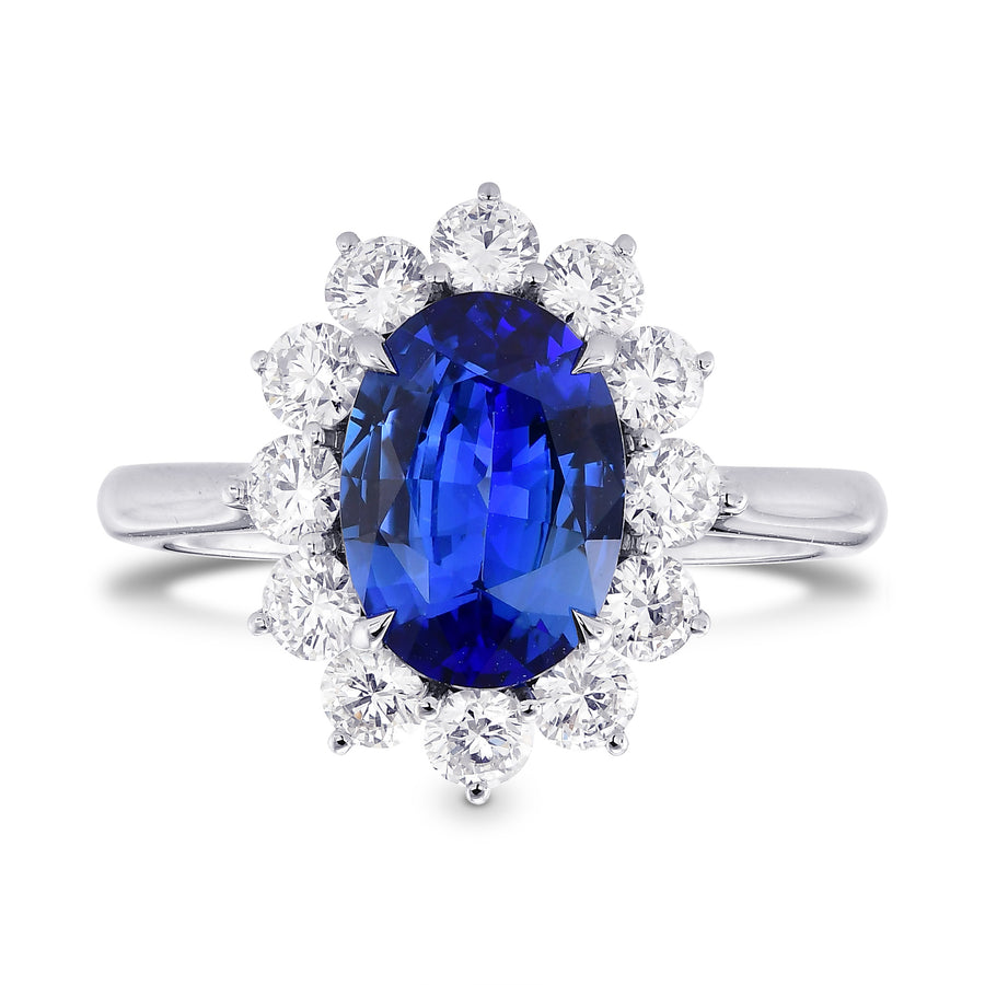 Diamond Prong Halo Ring Setting