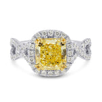 Halo Crossover Ring Setting