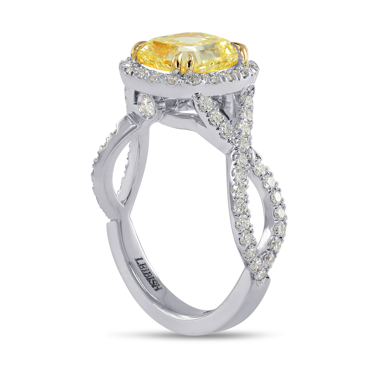 Halo Crossover Ring Setting - 4