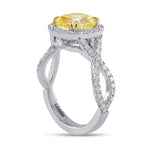 Halo Crossover Ring Setting - 4