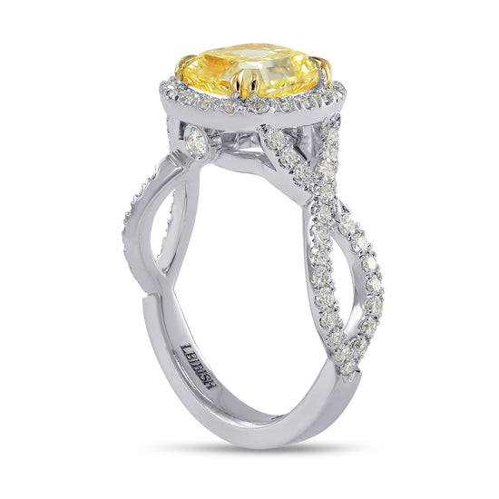 Halo Crossover Ring Setting - 4