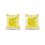 Four Prong Martini Stud Earring Settings