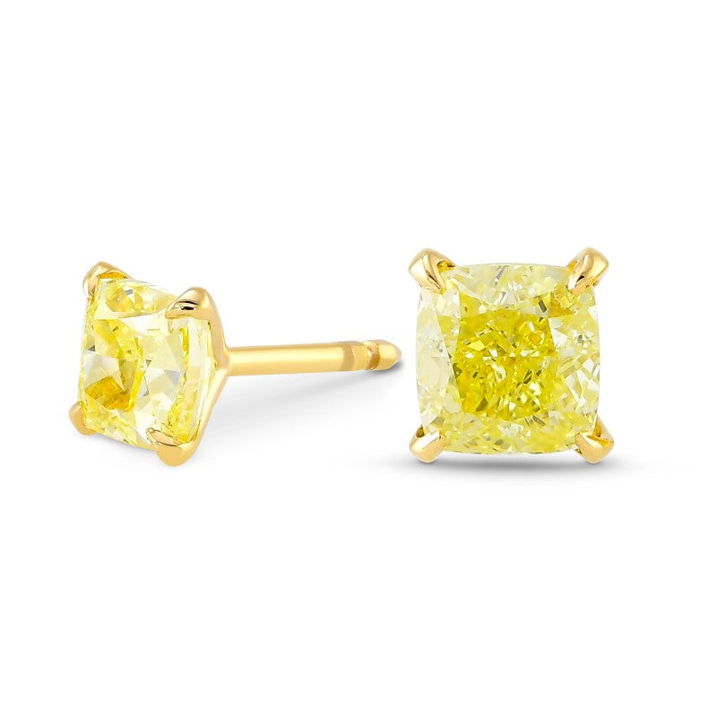 Four Prong Martini Stud Earring Settings - 2