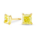 Four Prong Martini Stud Earring Settings - 2