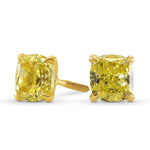 Screw Back Four Prong Martini Stud Earring Settings - 2