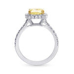 Regal Halo Engagement and Wedding Ring Set - 4