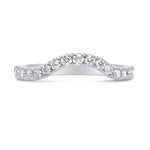 Regal Halo Engagement and Wedding Ring Set - 6