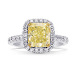 Regal Halo Engagement and Wedding Ring Set - 3