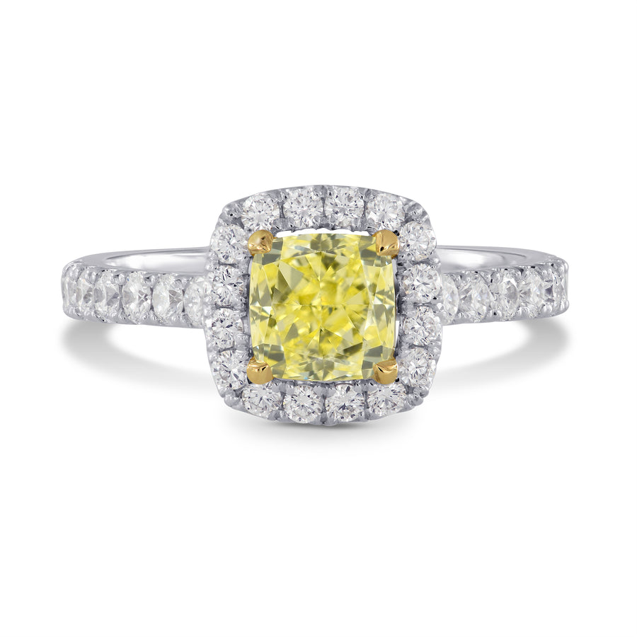 Halo Tulip Basket Diamond Ring Setting