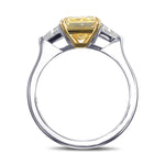 Triangle Diamond Side-stone Ring Setting - 2
