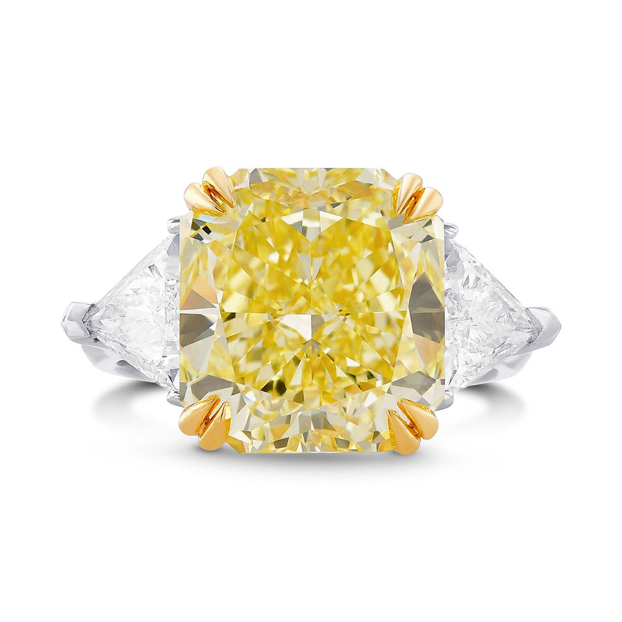 Large Triangle Diamond Side-stone Ring Setting