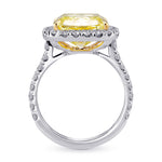 Large Classic Diamond Micro-Halo Ring Setting - 2