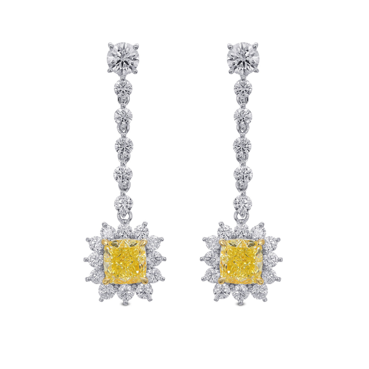 Couture Halo Drop Earring Settings