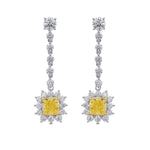 Couture Halo Drop Earring Settings