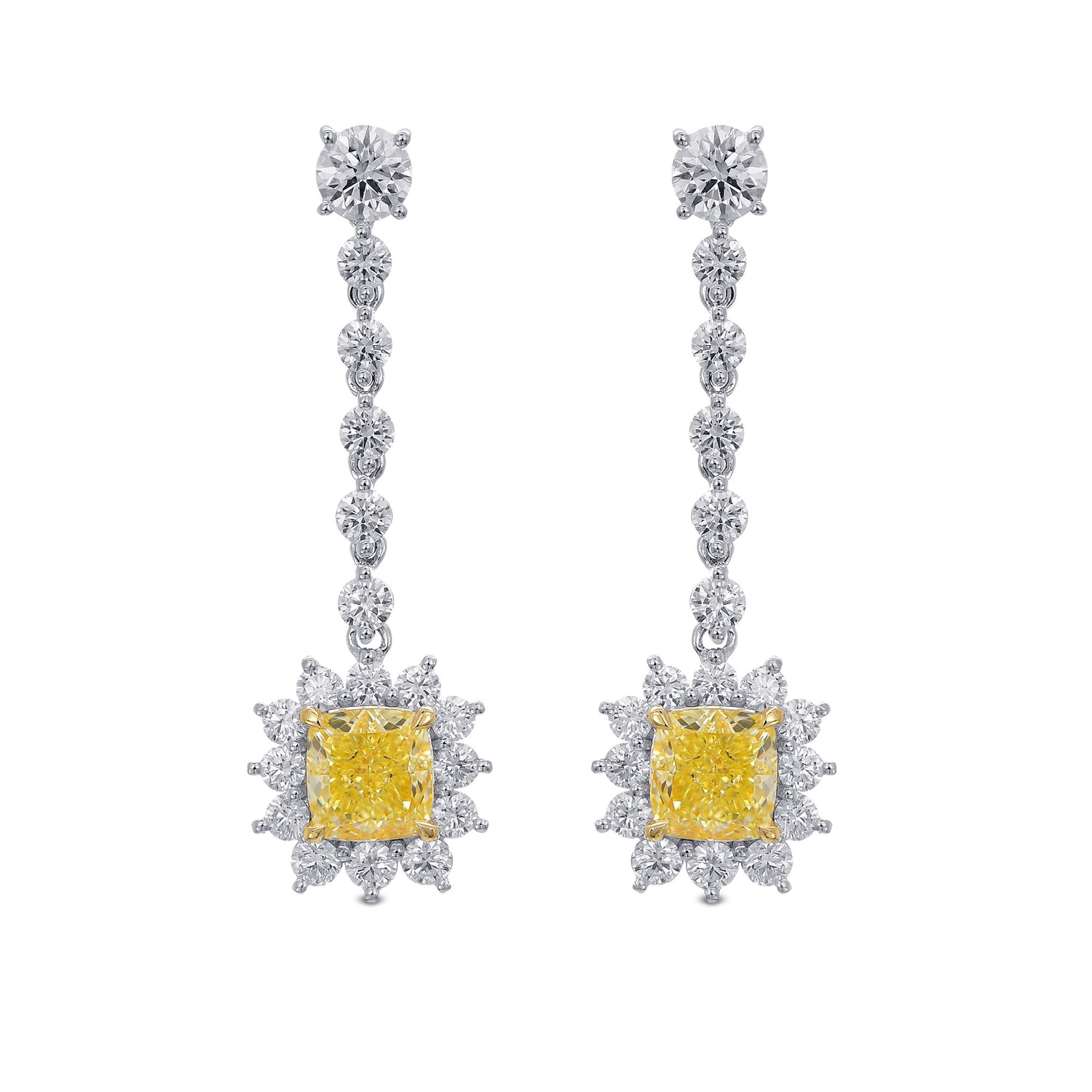 Couture Halo Drop Earring Settings