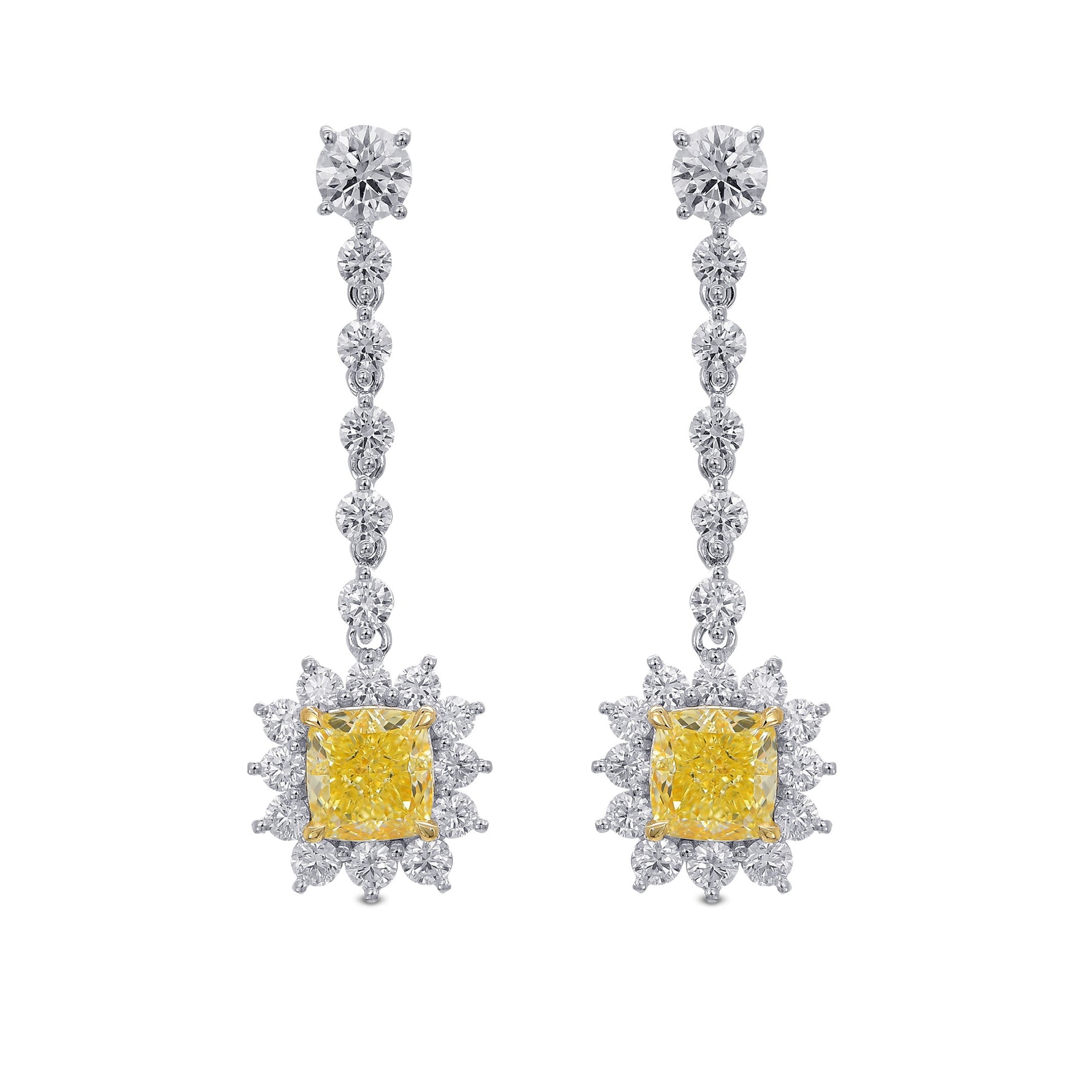 Couture Halo Drop Earring Settings