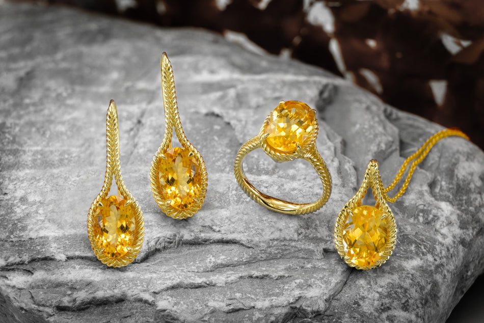 Rope Style Solitaire Drop Pendant - 3