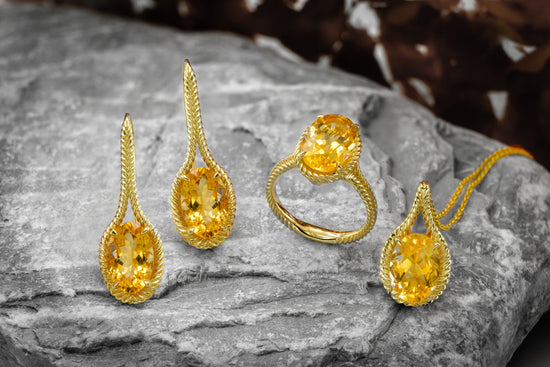 Rope Style Solitaire Drop Pendant - 3