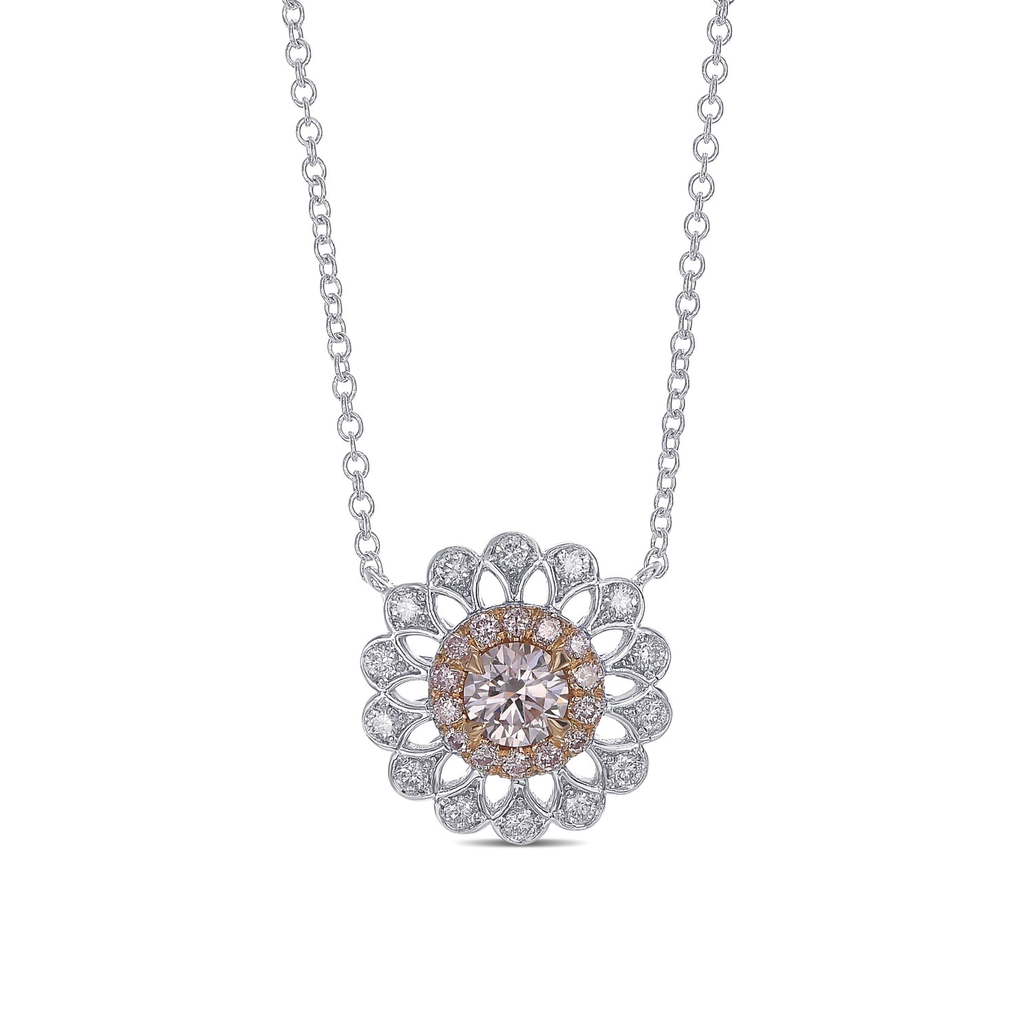 Filigree Halo Pendant Setting