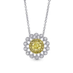 Filigree Halo Pendant Setting