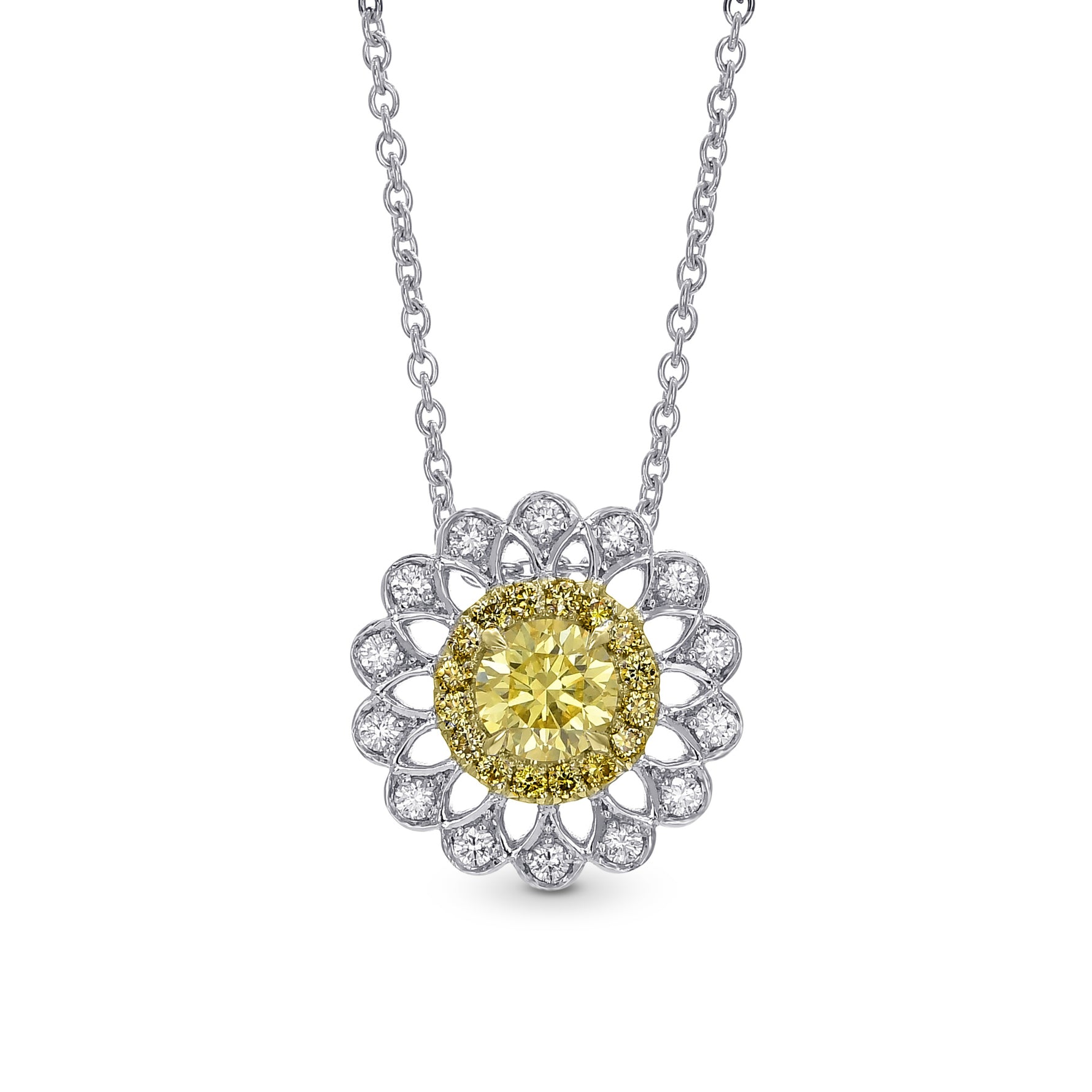 Filigree Halo Pendant Setting