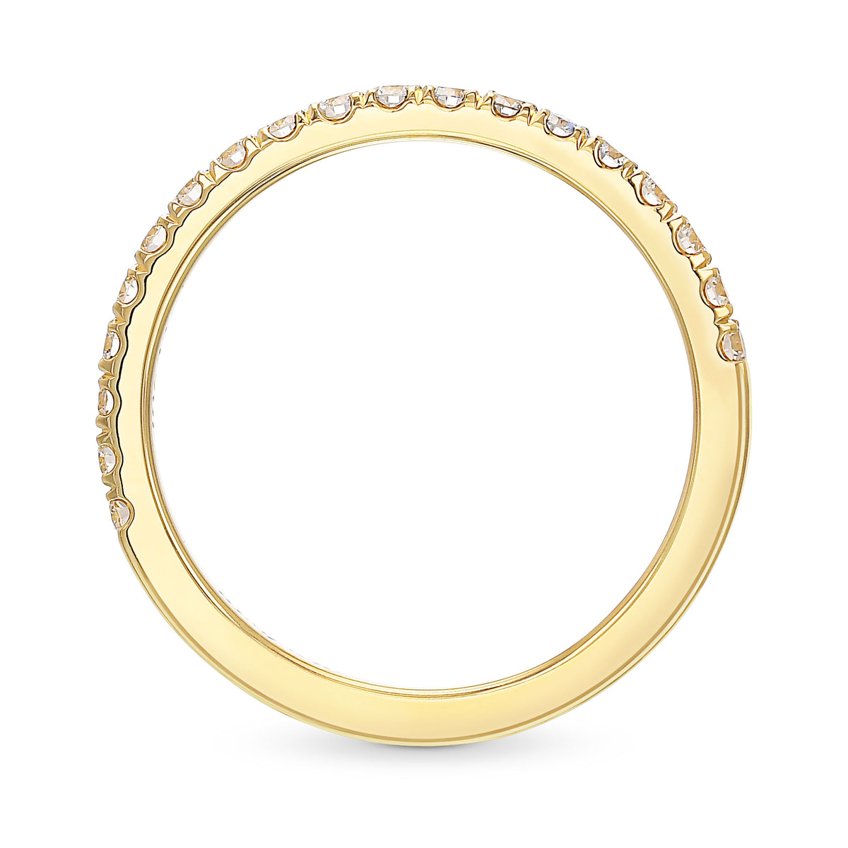 Half Eternity Diamond Band Ring