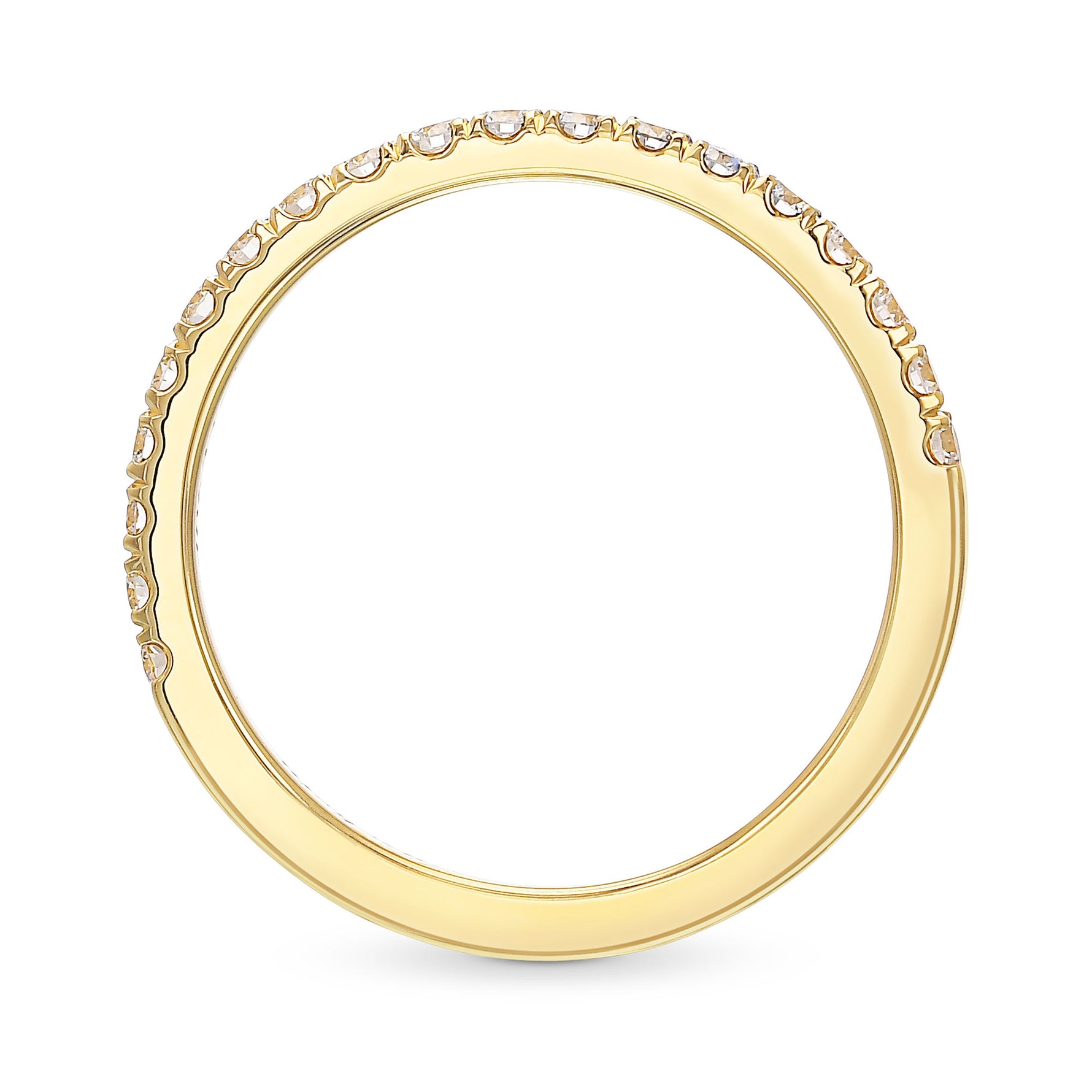 Half Eternity Diamond Band Ring