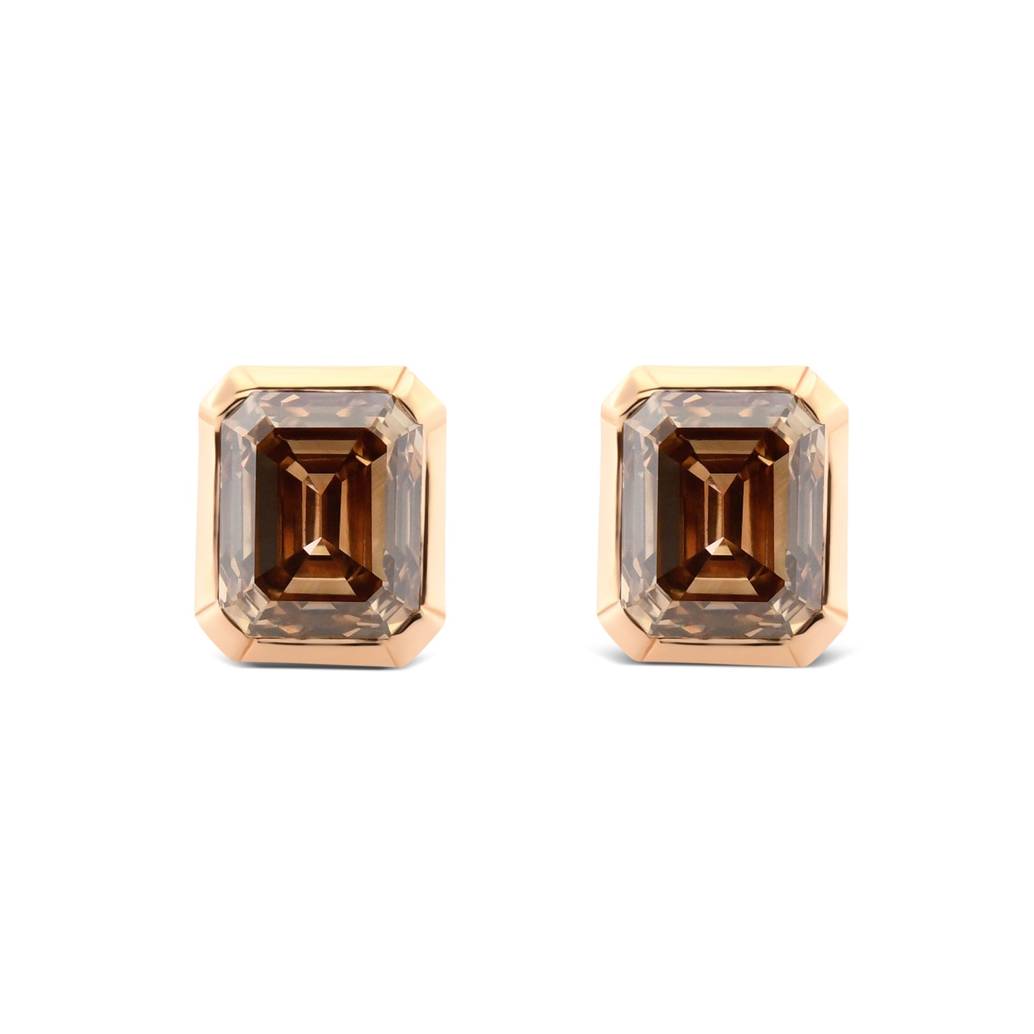 Bezel Stud Earrings Settings