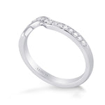 Engagement & Triangle Diamond Wedding Ring Setting - 5