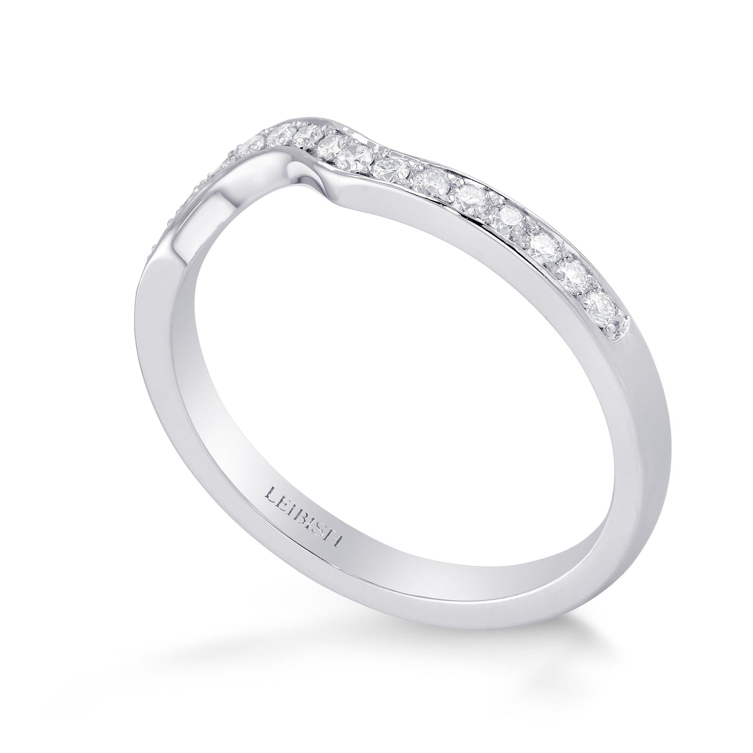 Engagement & Triangle Diamond Wedding Ring Setting - 5