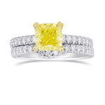 Open Pave Side-stone Engagement & Wedding Ring Setting