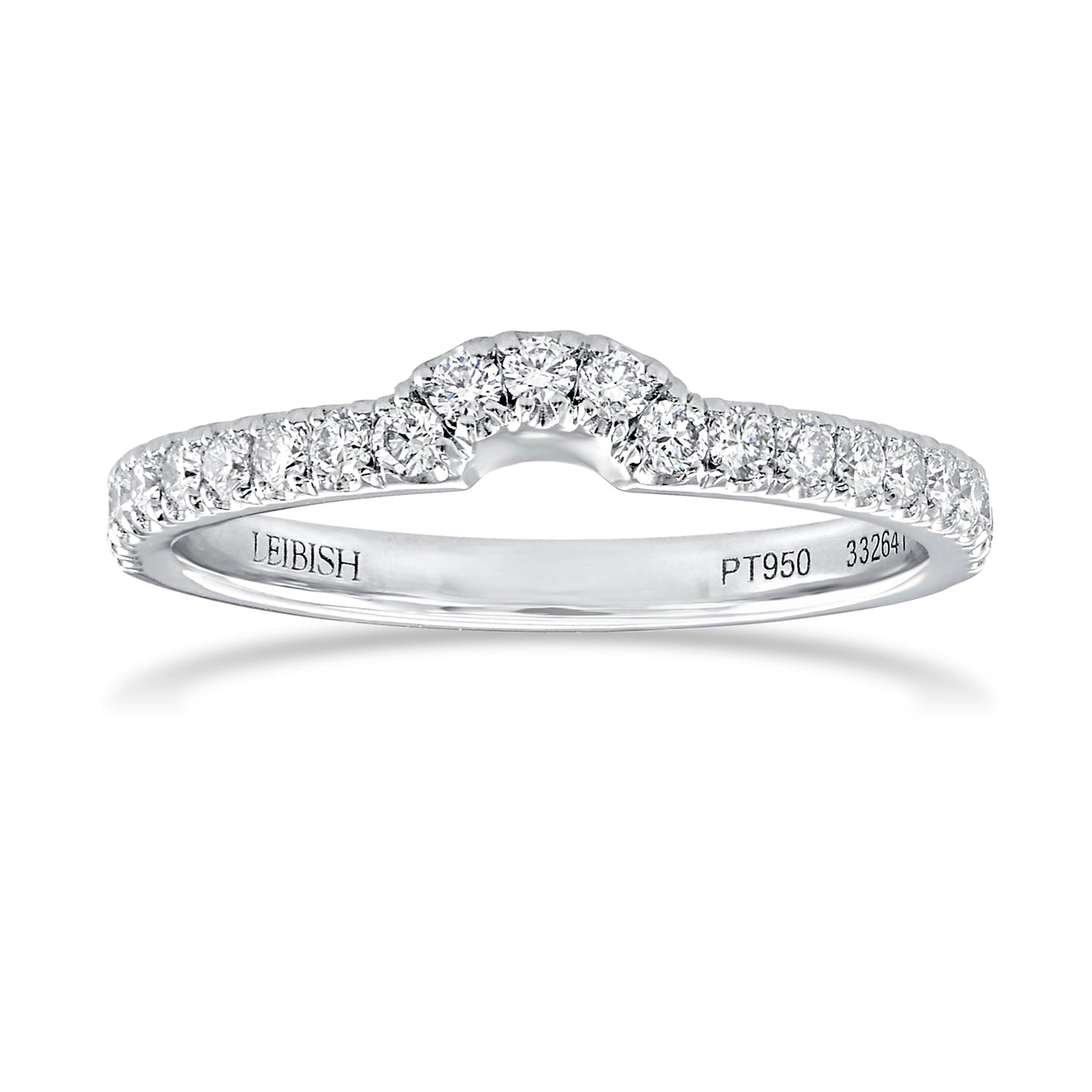 Open Pave Side-stone Engagement & Wedding Ring Setting - 4