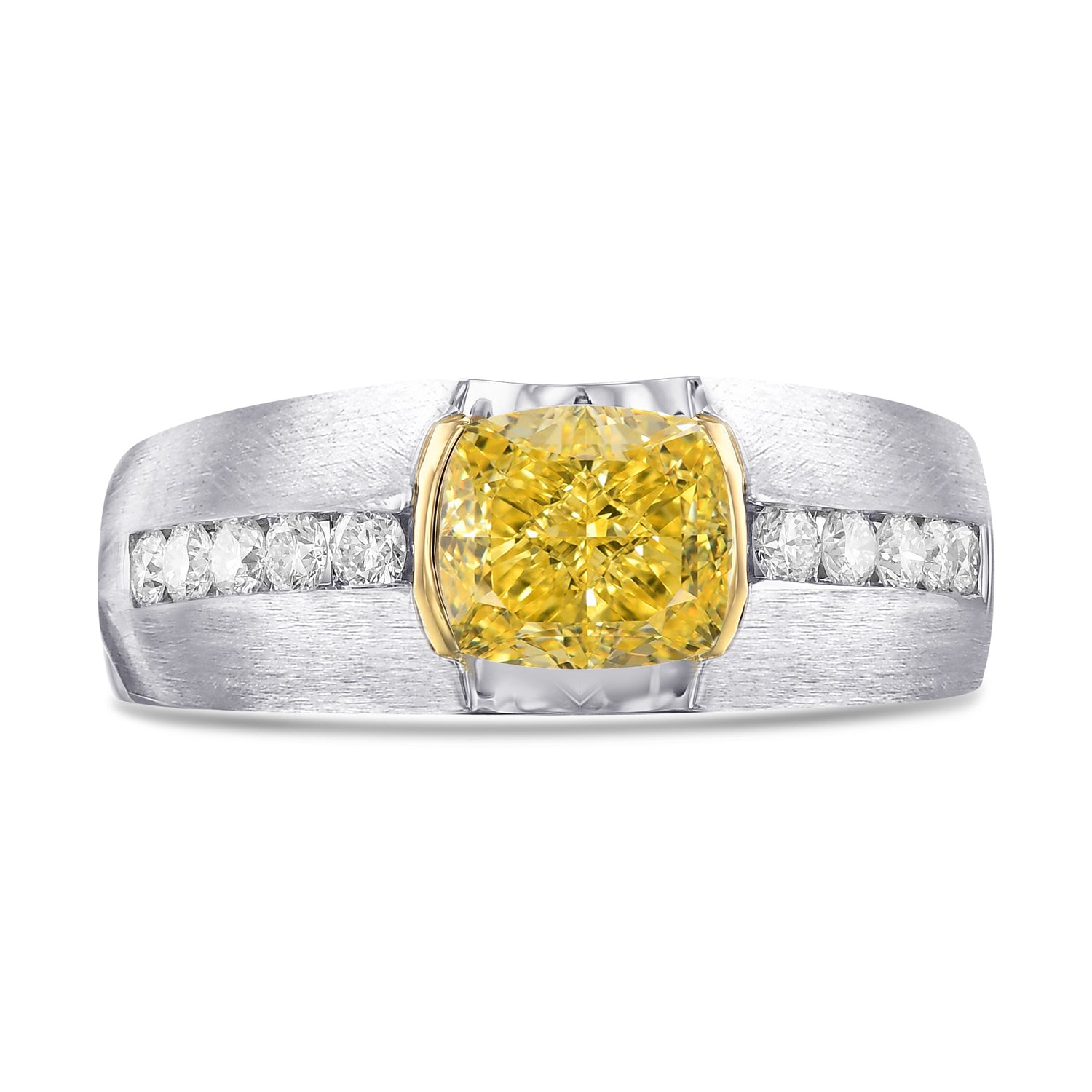 Half-Bezal Men's Ring Setting - 4