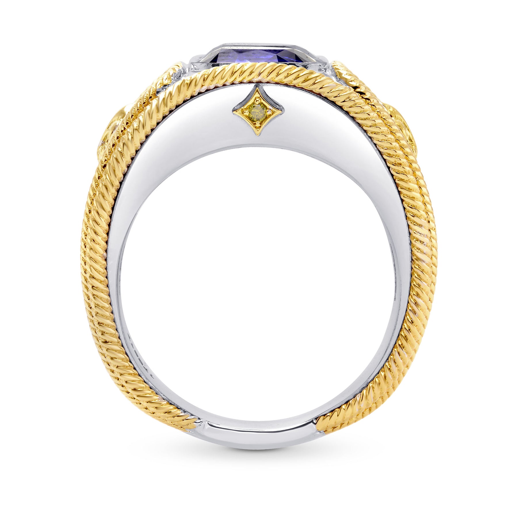 Fleur de Lis Men's Ring Setting - 5