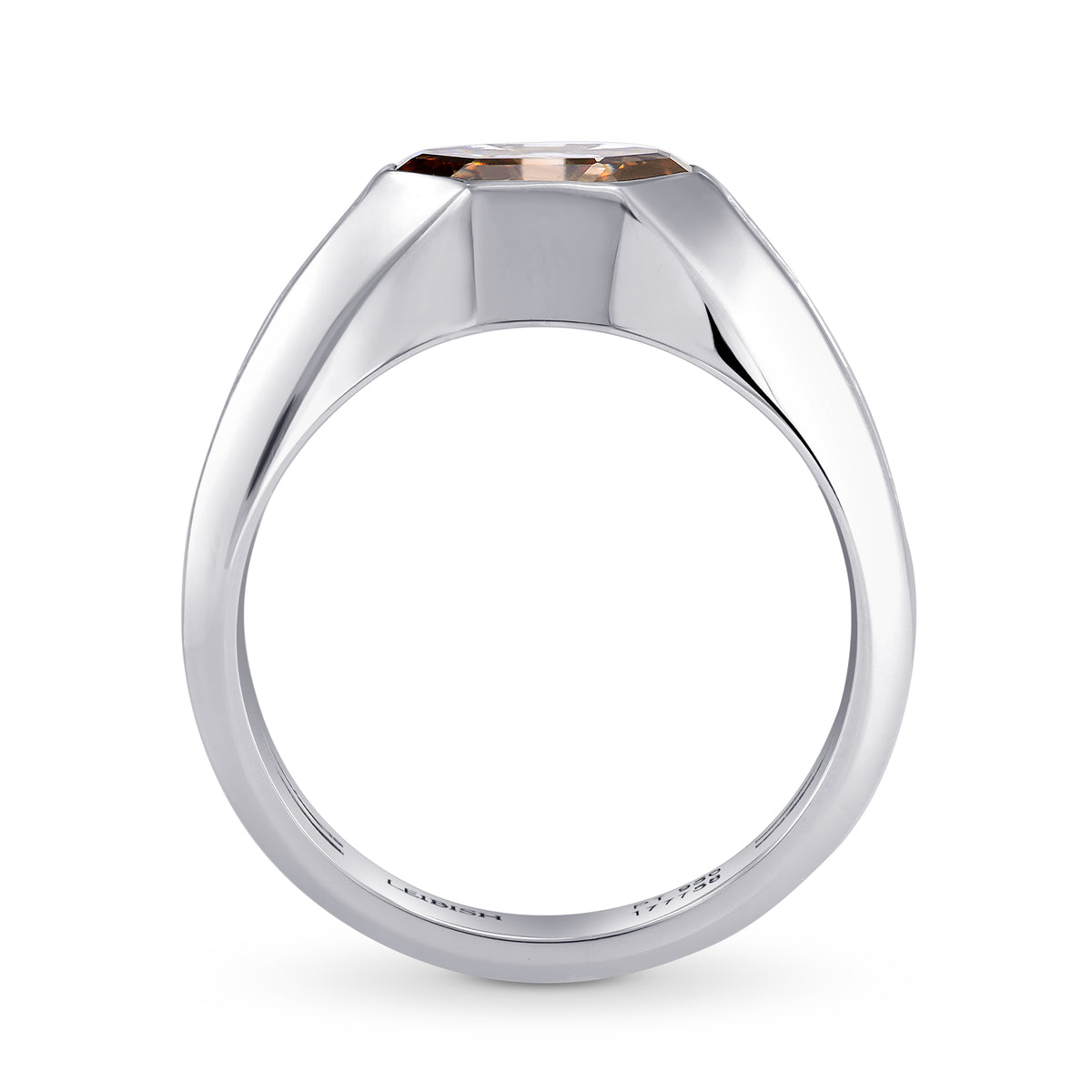 Man's Ring Setting with Baguette Diamonds - 2