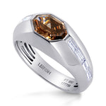 Man's Ring Setting with Baguette Diamonds - 3