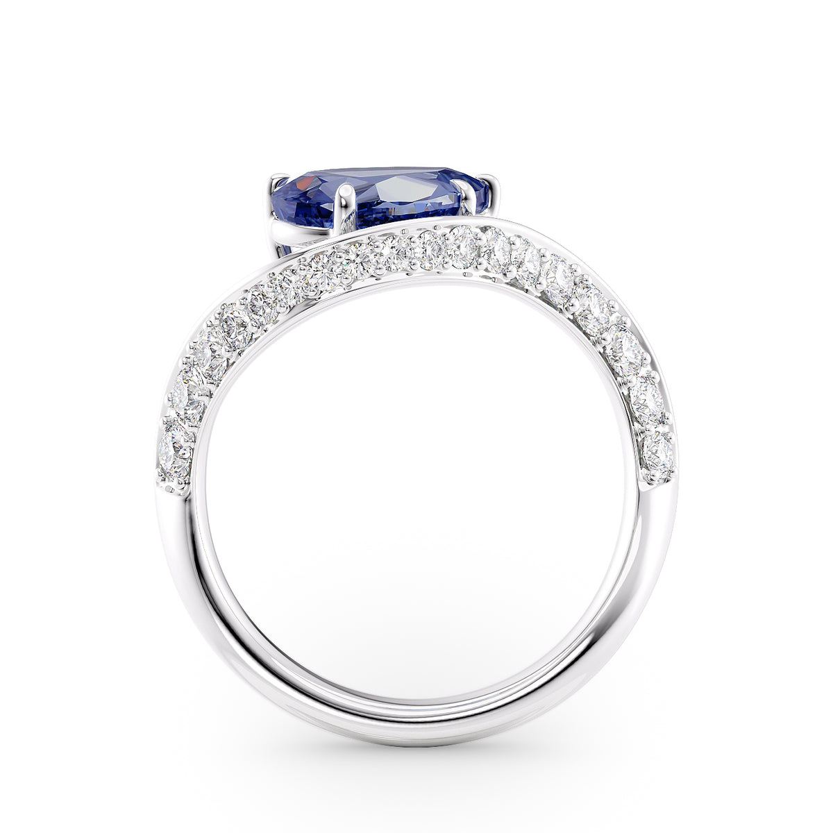 Wave Pave Ring Setting - 2