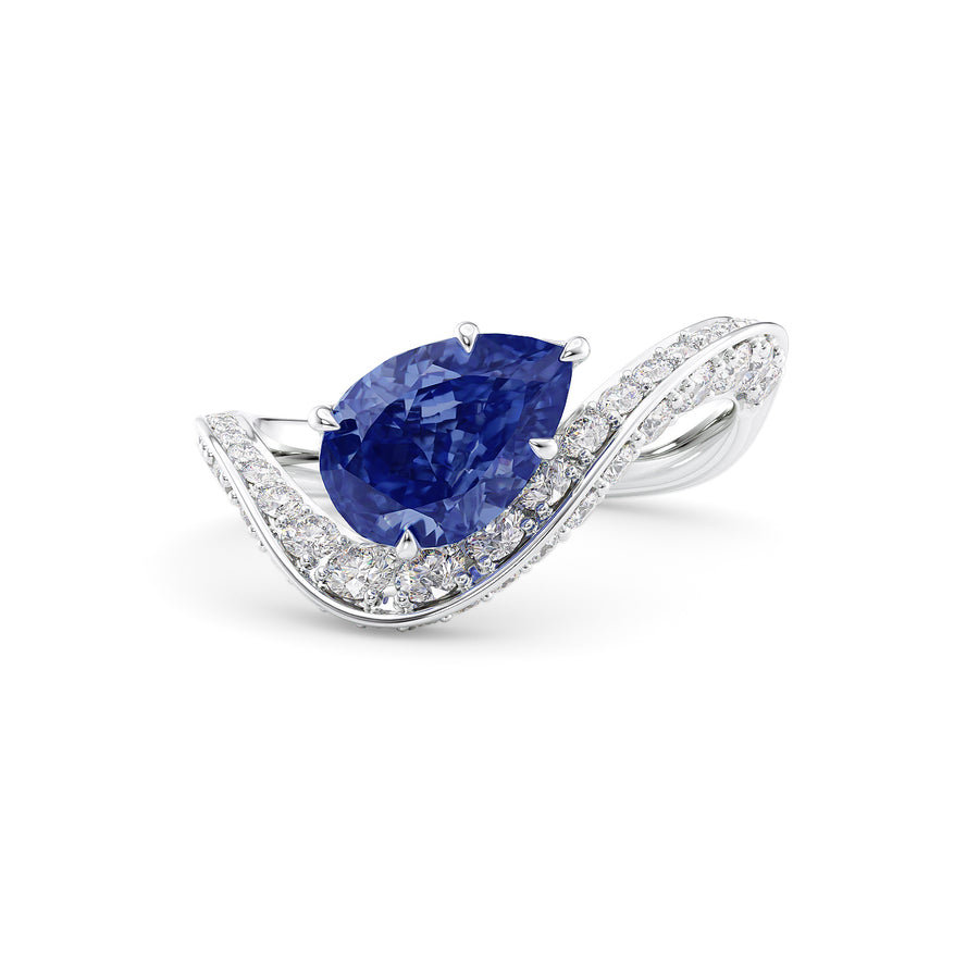 Wave Pave Ring Setting