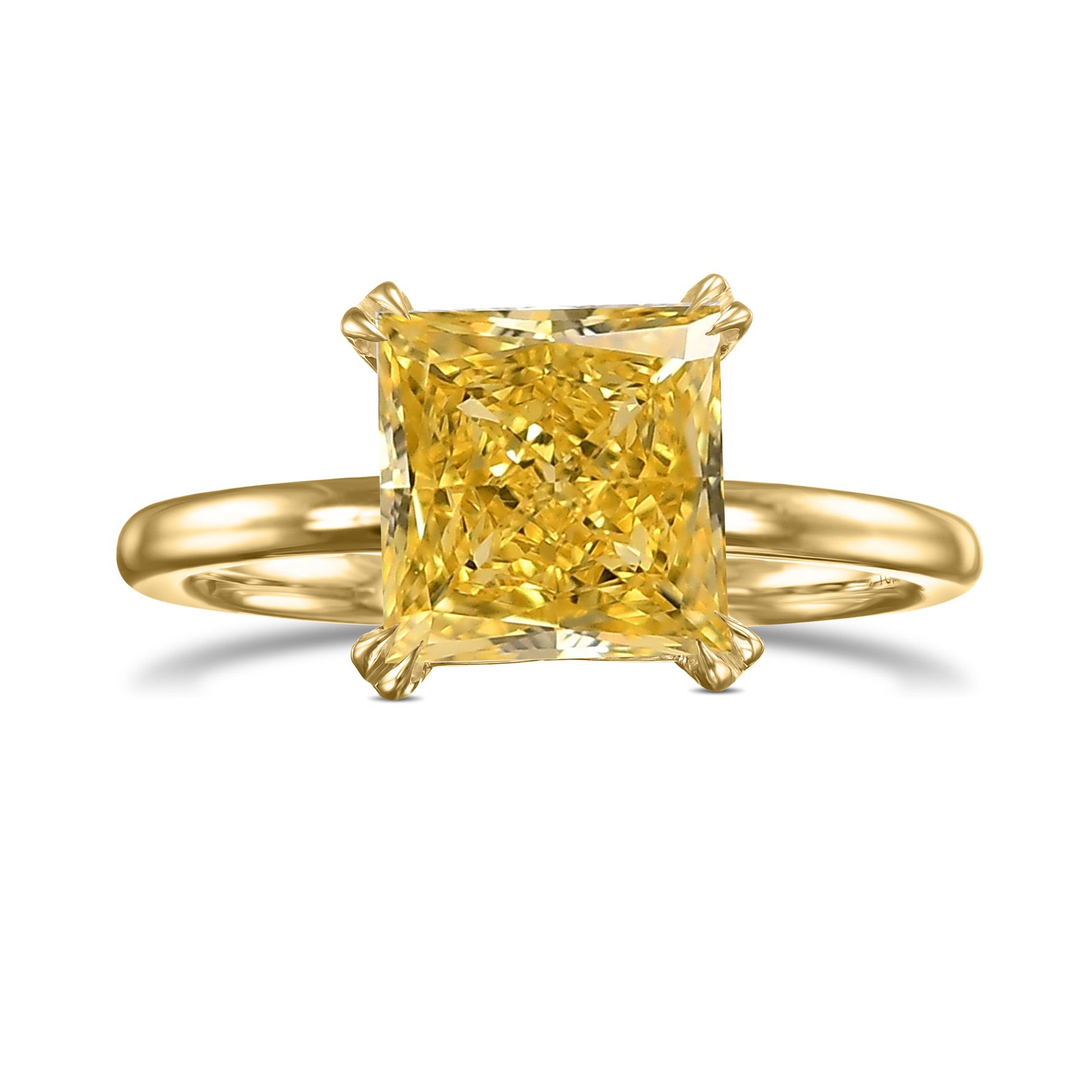 Heart Shape Undercarriage Solitaire Ring Setting