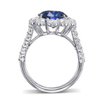 Prong Diamond Halo Ring Setting - 2