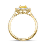 Prong Diamond Halo Ring Setting - 5