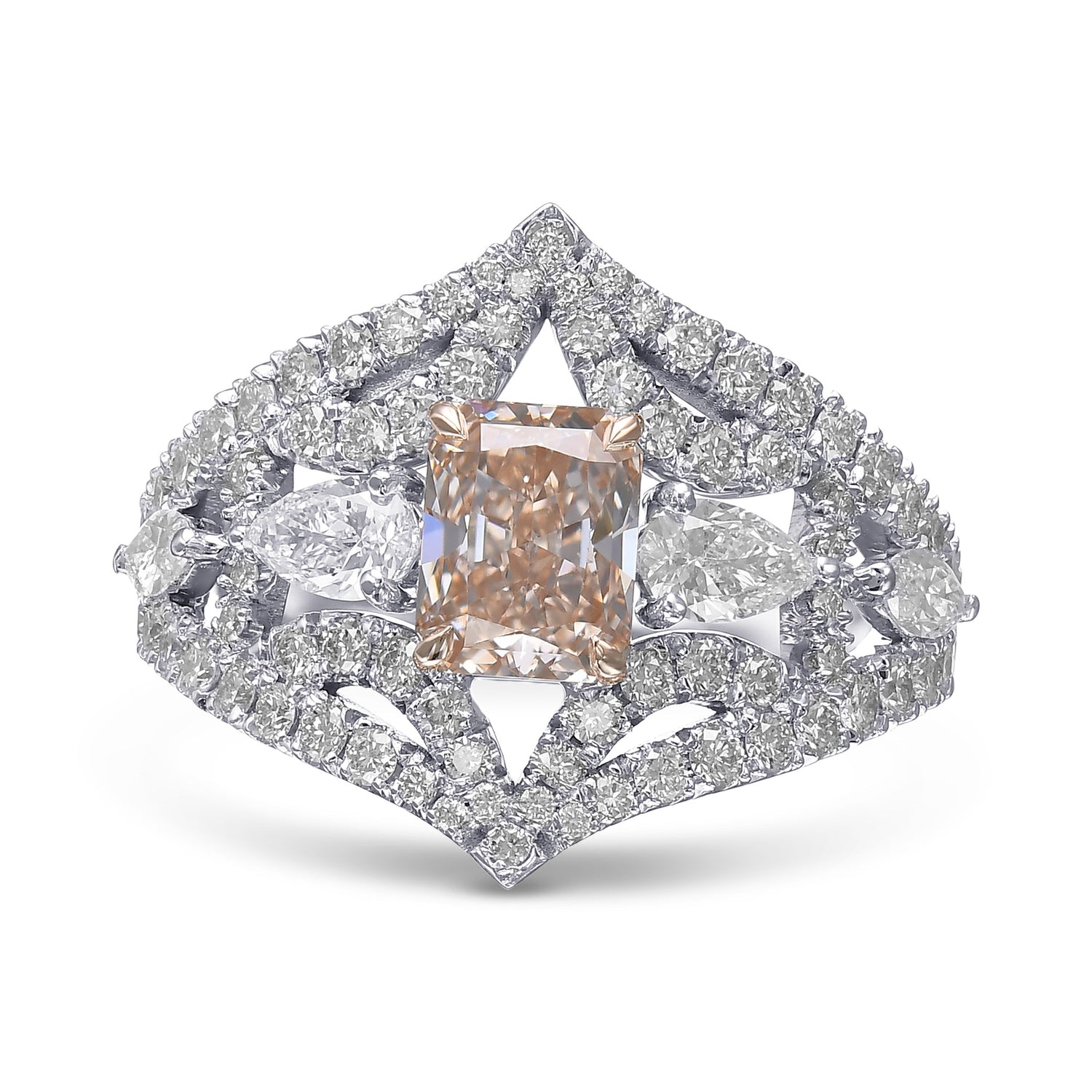 Couture Marquise, Pear and Brilliant Diamond Ring Setting